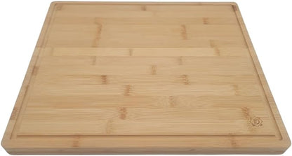 Bamboo Cutting Boards with Grooves - Wood Cutting Boards for Meat, Vegetables, and Fruits - Ideal for Charcuteries or Cheese Boards (Size 16x14x1)