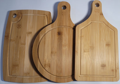 Cutting Boards For Kitchen | Good For Meat, Veggies & Fruits ( Set of 3 )