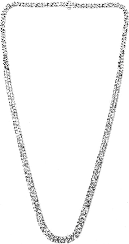 Diamond Tennis Necklace | 27CT Diamond Necklace For Women