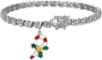 Colorful Multicolor Tennis Bracelet | 14k Over Sterling Silver Bracelet For Women