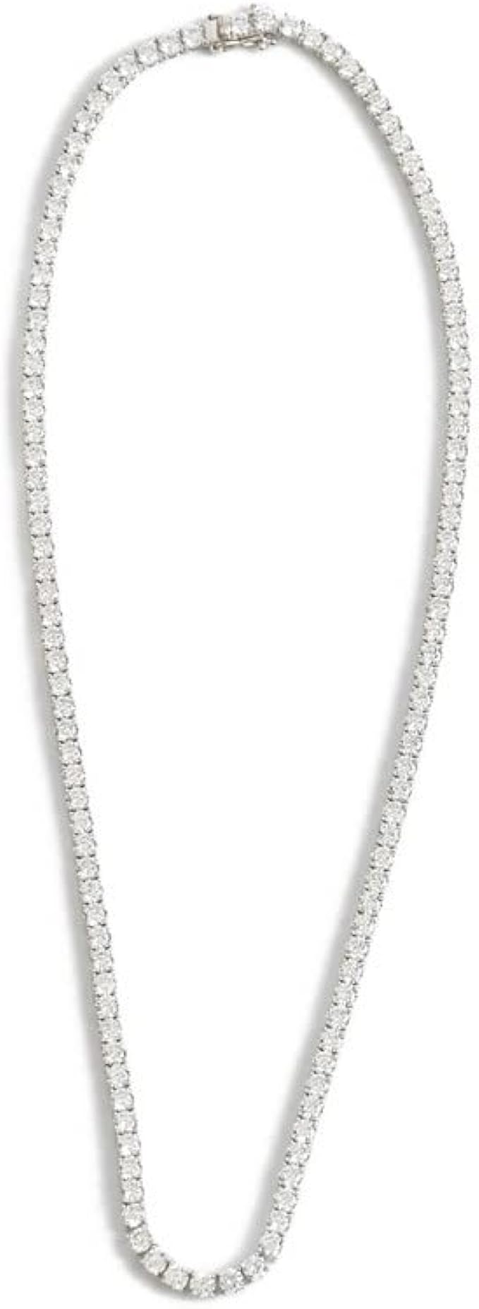 Diamond Necklace with 925 Sterling Silver | Tennis Necklace for Women