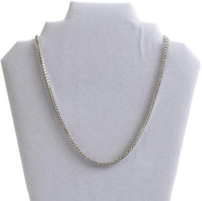 Diamond Necklace with 925 Sterling Silver | Tennis Necklace for Women