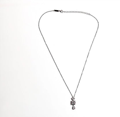 7CT  Pear Shape Man Made Diamond Necklace | Sterling Silver Necklace For Women