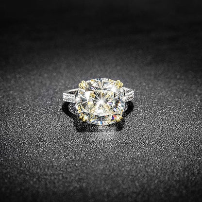 Radiant Cushion Cut Ring | Man-Made Diamond Rings For Women