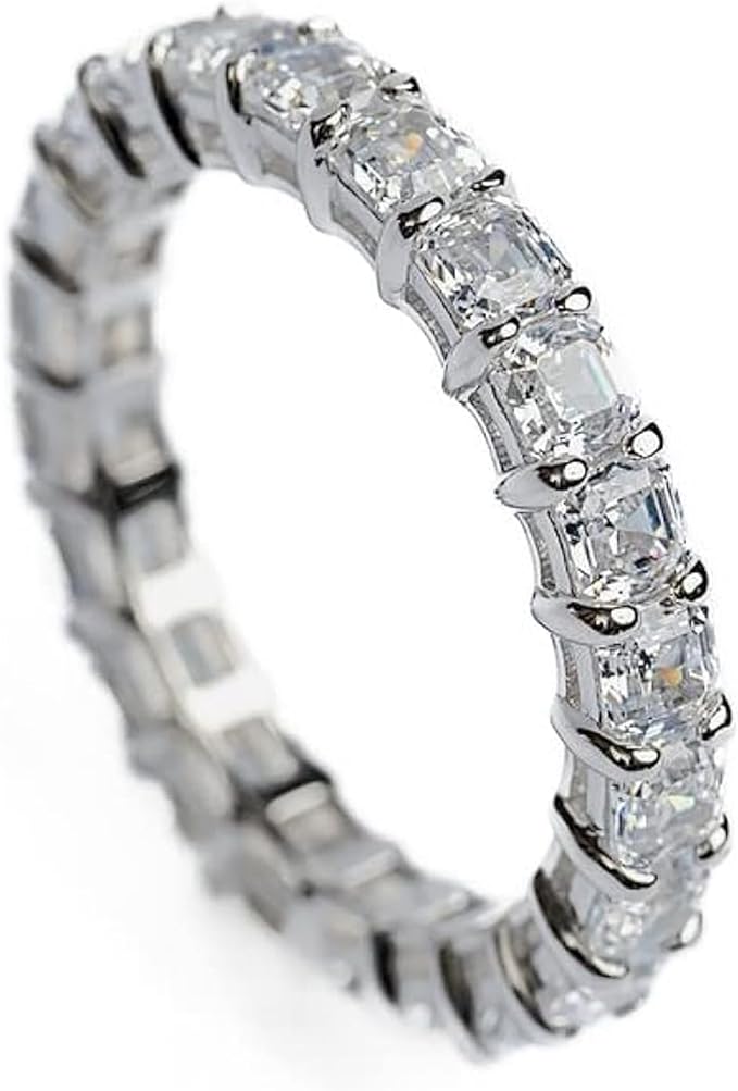 5CTTW Diamond Eternity Ring, Lab Created Stones