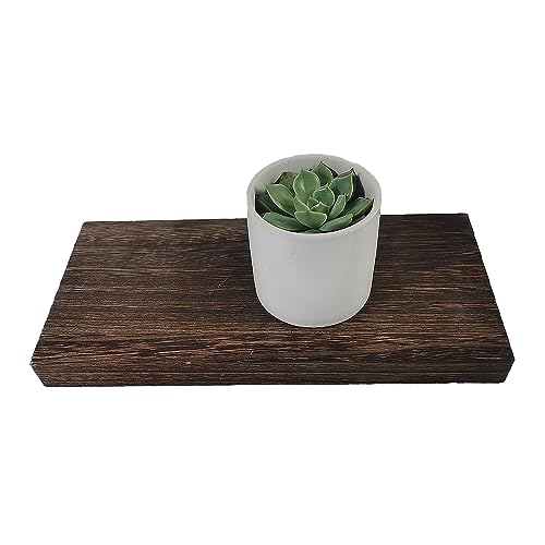 Small Floating Shelf for Wall | Mini Shelf for Bedroom, Living Room and Kitchen, Rustic