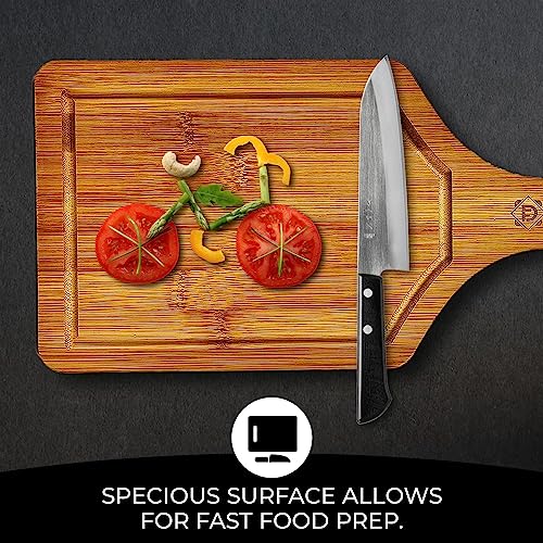 Cutting Boards For Kitchen | Good For Meat, Veggies & Fruits ( Set of 3 )